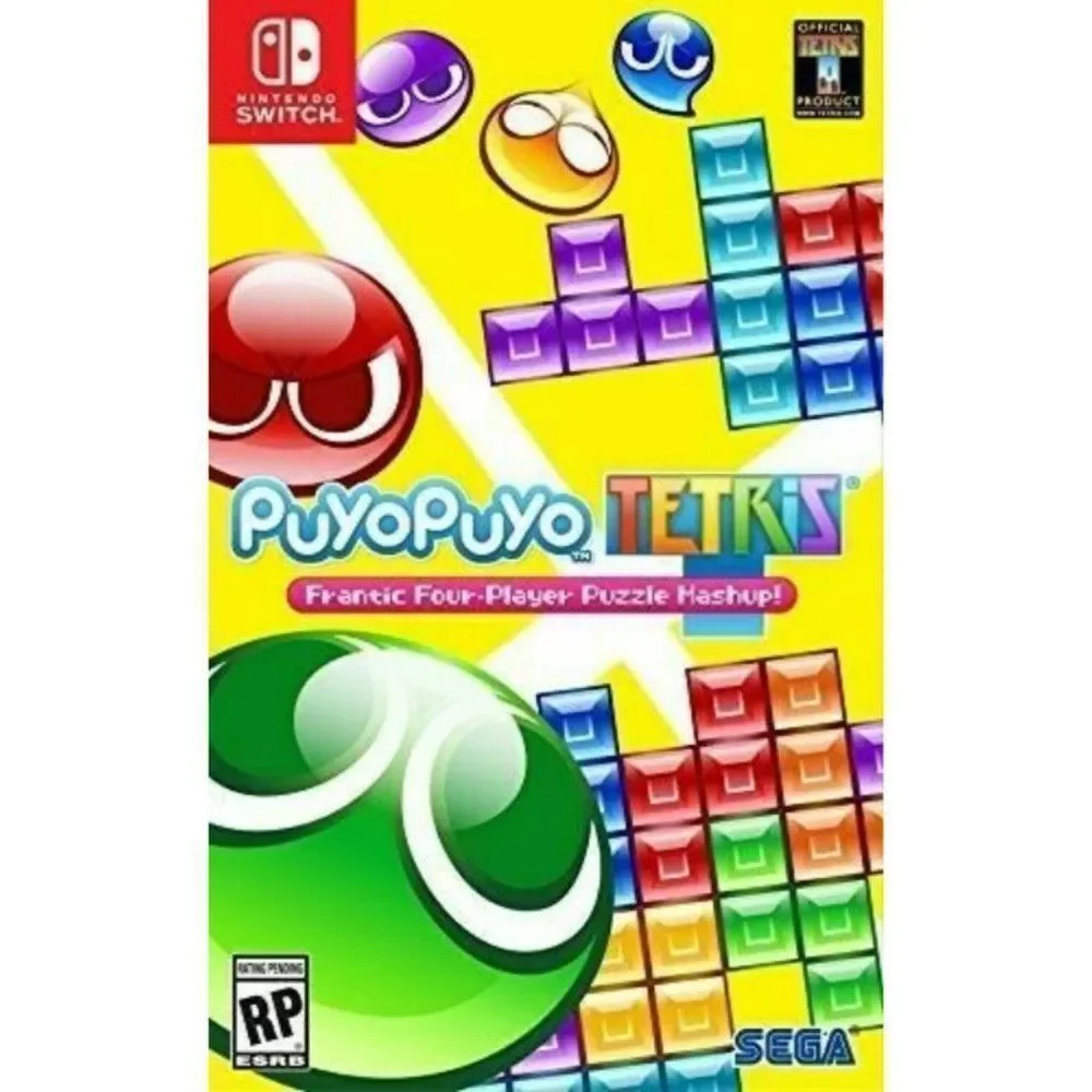 Puyo Puyo Tetris Puzzle Mashup Nintendo Switch rated E for everyone